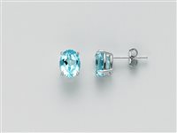 Orecchini Miluna Donna Gemma Del Cielo in Oro bianco Topazio ERD2372